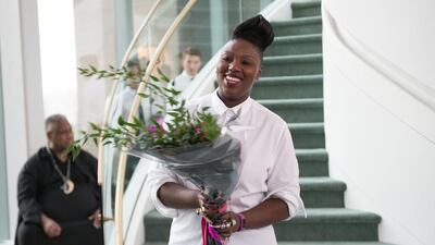 Designer Mimi Plange attends the Fashion Law Institute fashion show during Spring 2016 New York Fashion Week at LVMH Tower Magic Room in New York City. Noam Galai / Getty Images