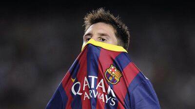 Lionel Messi admitted he was not happy after being substituted during Barcelona's game against Real Sociedad. Manu Fernandez / AP Photo