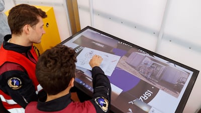 Astronauts prepare for their training mission for future Mars expeditions. The six, from Portugal, Spain, Germany, the Netherlands, Austria and Israel, will be cut off from the world, leaving their artificial habitat only in spacesuits. AFP