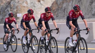 INEOS team rider Chris Froome, right, is among those in quarantine. AFP