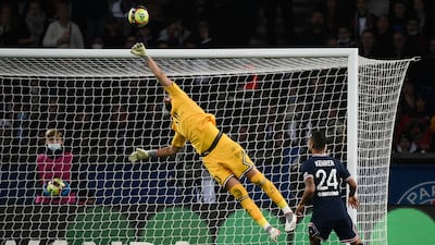 PSG PLAYER RATINGS: Gianluigi Donnarumma – 8. Made a brilliant save to deny Yilmaz within a minute and read balls through well, but could do nothing to stop David’s goal. Made superb saves to deny David and Yilmaz in the second half. AFP