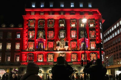 Fortnum & Mason's Christmas decorations at Piccadilly in London. It is expected that half of the retailer's Christmas sales will be online. Reuters