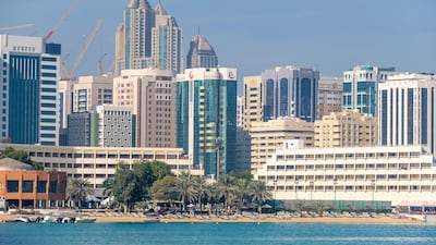 A view of Abu Dhabi's Tourist Club Area. Alamy