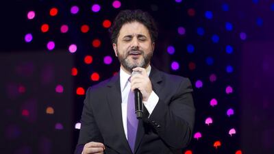 Lebanese singer Melhem Zain at the Mawazine Festival in Morocco. Courtesy Youness Hamiddine
