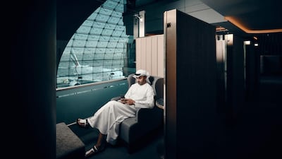 Single-seat sleeping pods were inspired by first-class seats. Courtesy Premium Plaza Group