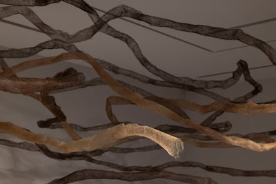 An installation view as part of Urdu Worlds at Ishara Art Foundation. Photo: Ishara Art Foundation