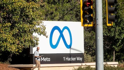 Shares of Meta, which have declined almost 50 per cent since the start of the year, dropped 2.7 per cent to $169.6 in extended trade on Wednesday. AFP