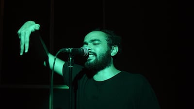 Egyptian musician Abdullah Miniawy performs at a nightclub in Cairo on October 26, 2016. Mohamed El Shahed/AFP