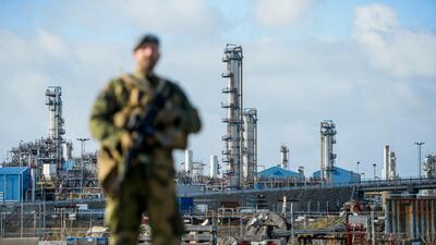 The Karst gas processing plant in Rogaland county, Norway, a significant supplier of natural gas to the EU since Russia's invasion of Ukraine. AFP