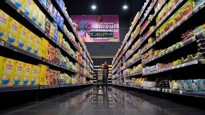 Imported goods in Lebanon's supermarkets are displayed in US dollars as part of an attempt to clamp down on price manipulation. EPA