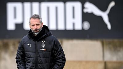 Monchengladbach manager Marco Rose. EPA