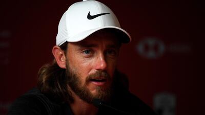 Tommy Fleetwood has gained fame since his first win in Abu Dhabi two years ago, but he concedes it is not 'David Beckham' levels just yet. Ross Kinnaird / Getty Images