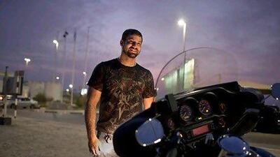 Basem al Salmi is an avid biker. Silvia Razgova / The National