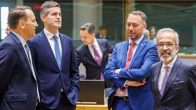 EU foreign ministers held a meeting with senior Gulf officials in Brussels on Monday. EPA