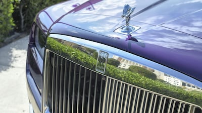 The SUV can be lowered at the touch of a button to aid entry for driver and passengers. Khushnum Bhandari for The National