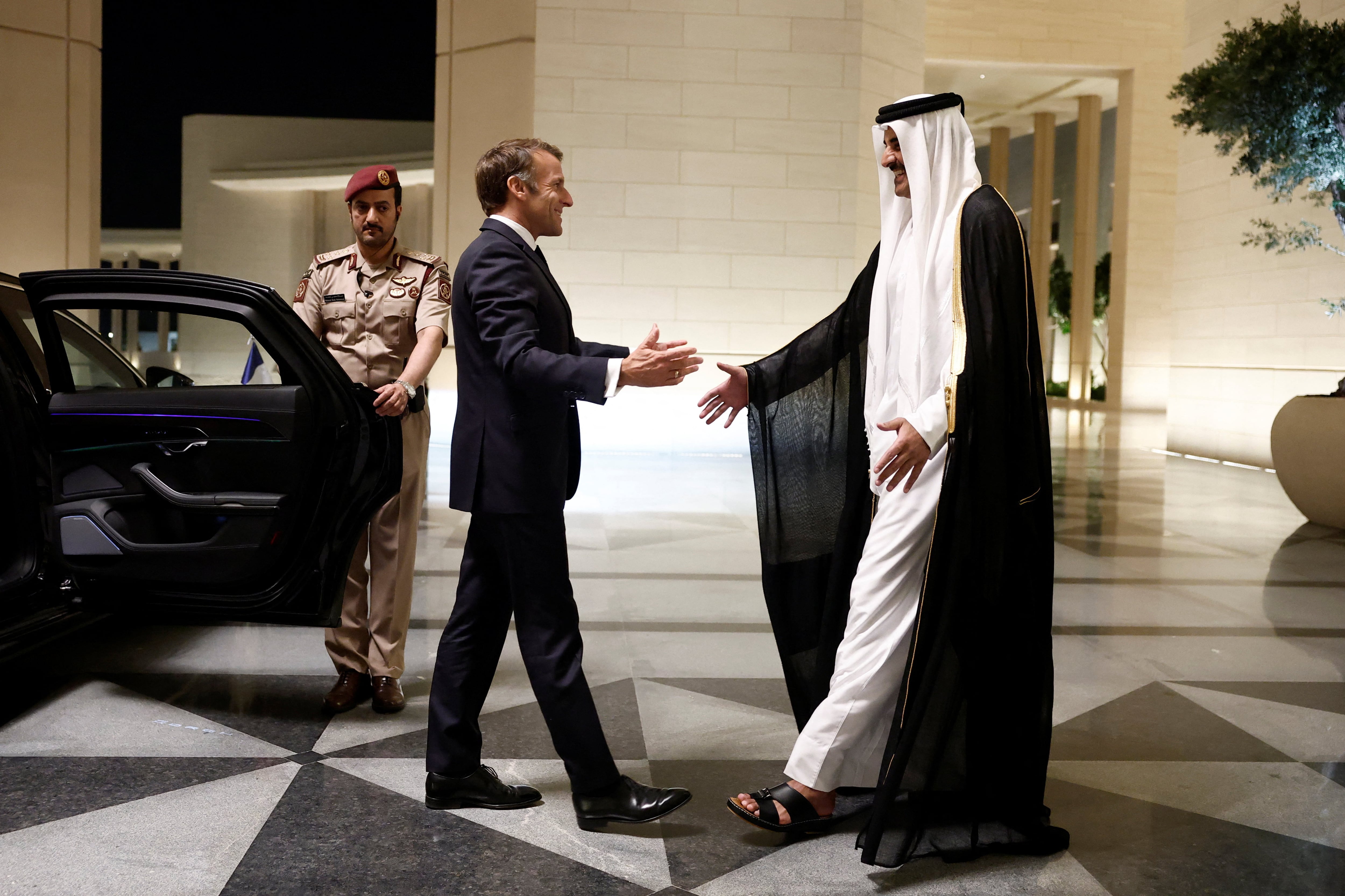 France's Macron secures gas from Qatar during Gulf trip