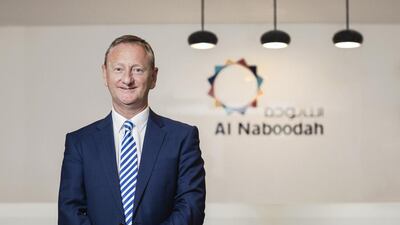 Al Naboodah Construction chief executive Colin Timmons says the company is ‘broadly in line’ to meet its turnover target for the year. Courtesy Al Naboodah