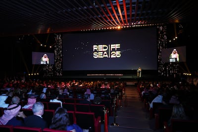 A scene from the opening ceremony of last year's Red Sea Film Festival. Getty Images