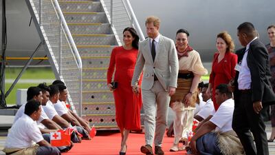 The royal couple are on the 10th day of their 16-day tour of Australia and the South Pacific. AP Photo