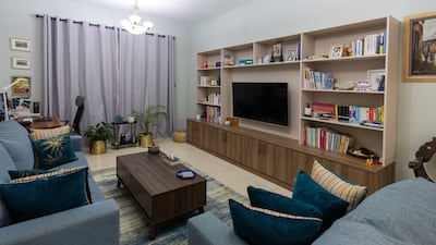 The apartment spans more than 1,000 square feet