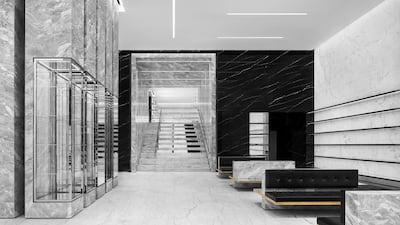 The new Saint Laurent store at The Dubai Mall. Courtesy Saint Laurent