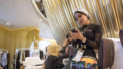 Behind the scenes. Photo: Leslie Pableo for The National