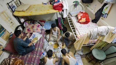 A reader agrees that the life of single workers in the UAE is not easy and smooth. Jaime Puebla / The National
