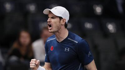 Andy Murray needs to win the Paris Masters title and hope Novak Djokovic does not reach the final to become world No 1. Ian Langsdon / EPA