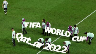 Lionel Messi of Argentina prior for the kick-off for the FIFA World Cup Qatar 2022 Round of 16 match between Argentina and Australia at Ahmad Bin Ali Stadium in Doha, Qatar. Getty Images
