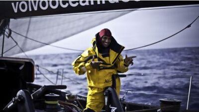 Adil Khalid will be the Abu Dhabi skipper during the EFG Bank Sailing Arabia - The Tour 2013. Nick Dana / Abu Dhabi Ocean Racing / Volvo Ocean Race