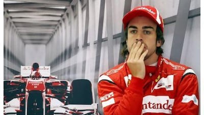 Pensive early, Fernando Alonso relaxed after.