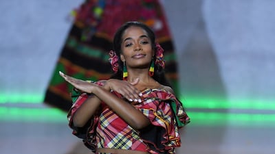 Miss Jamaica Toni-Ann Singh performs during the Miss World 2019 final. EPA