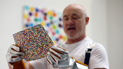 In July 2021, a collection of 10,000 NFTs by Damien Hirst were launched with corresponding physical artworks. Reuters