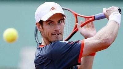 Andy Murray played with back pain against Jarkko Nieminen.