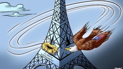 Our cartoonist's take on the US return to the Paris climate accord
