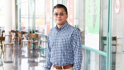 Filipino Albert Alba feels Donald Trump in the White House ‘would create a hardline clash of opinions’. Pawan Singh / The National