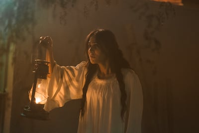 Huda Alghanem gives a standout performance as Fatma, a mother dealing with rigid social expectations and unprocessed grief. Photo: Dark Dunes Productions