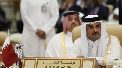 The emir of Qatar Tamim bin Hamad Al Thani attends the final session of the South American-Arab Countries summit in Riyadh in 2015. Relations between Doha and other Gulf states have reached a new low. Photo: Faisal Al Nasser / Reuters