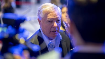 Lindsey Graham, US senator from South Carolina, at the World Economic Forum in Davos, Switzerland. EPA