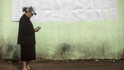 Polling closes at 1800 GMT on May 26 and continues on May 27, 2014. Mahmoud Khaled/AFP Photo
