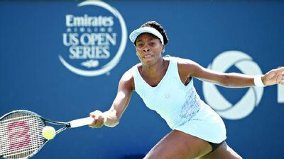 Venus Williams broke at the first attempt in the second set and levelled the match comfortably as sister Serena dumped a ball tamely into the net. Streeter Lecka / Getty Images