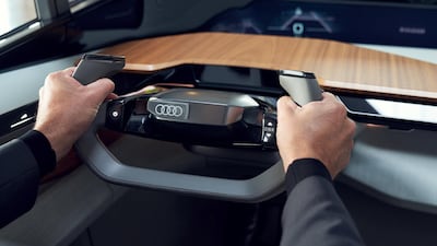 Interior of the Audi AI:ME concept car