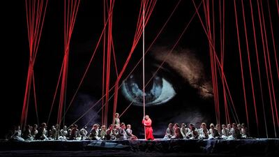 Scenes from Wagner's Flying Dutchman. The production was co-produced by the Abu Dhabi Festival, Metropolitan Opera, Dutch National Opera and Quebec Opera. Photo Ken Howard/Met Opera