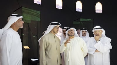 Sheikh Mansour bin Zayed inaugurated the Light and Peace Museum at the Sheikh Zayed Grand Mosque on Friday. Photo: Wam