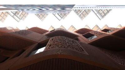 The view above shows the Masdar Institute, which is teaming up with Siemens to study how people consume goods. Ravindranath K / The National