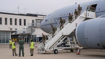 Britain flew more than 15,000 people from Kabul in the past two weeks, authorities said. AP