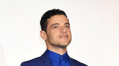 Rami Malek wears Dior Homme to the 'Bohemian Rhapsody' Japan premiere on November 7, 2018. WireImage