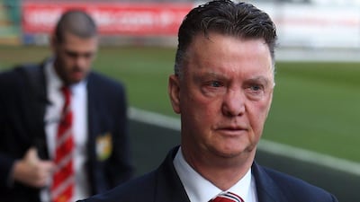 Manchester United manager Louis van Gaal has guided his team to fourth in the Premier League, one point ahead of Southampton and two ahead of Liverpool. Geoff Caddick / EPA / February 21, 2015