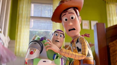 Tom Hanks returns as the voice of Woody and Tim Allen as Buzz Lightyear in the latest Toy Story sequel. Photo: Disney / Pixar