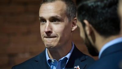 Corey Lewandowski, a former aide to Donald Trump, attends a Trump rally on October 28, 2016 in Manchester, New Hampshire. AFP / Ryan McBride